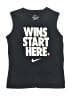 Nike 100% Cotton Black Sleeveless T-Shirt Size 4 - photo 1