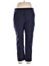 Roz & Ali Polka Dots Blue Casual Pants Size 14 - photo 1