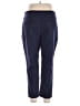 Roz & Ali Polka Dots Blue Casual Pants Size 14 - photo 2