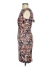 The Limited 100% Polyester Paisley Brown Cocktail Dress Size 0 - photo 5
