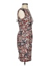 The Limited 100% Polyester Paisley Brown Cocktail Dress Size 0 - photo 4