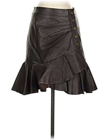 Veronica Beard Faux Leather Skirt (view 1)