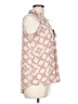 Xhilaration 100% Polyester Pink Sleeveless Blouse Size L - photo 4