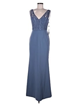 green emerald velvet dress Adrianna Papell Platinum 40400