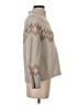 Max Studio Chevron-herringbone Tan Turtleneck Sweater Size XS - photo 4