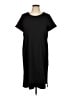 Jessica Simpson Solid Black Casual Dress Size L - photo 1