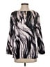 St. John Gray 3/4 Sleeve Blouse Size M - photo 1