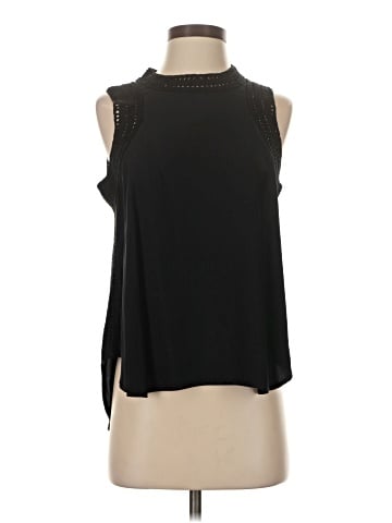Elizabeth and James Sleeveless Silk Top (view 1)