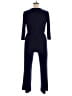 NY Collection Solid Blue Jumpsuit Size L (petite) - photo 2