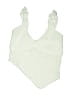 Unbranded 100% Polyester Tweed Ivory Swimsuit Top Size S - photo 1