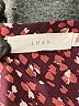 Lush 100% Polyester Animal Print Burgundy 3/4 Sleeve Blouse Size XXL - photo 7