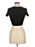 Zara Black Short Sleeve Turtleneck Size M - photo 2