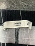 MNG 100% Viscose Plaid Black Casual Pants Size XS - photo 7