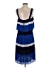 MICHAEL Michael Kors 100% Polyester Stripes Blue Casual Dress Size S - photo 2