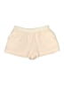 BCBGeneration 100% Polyester Solid Ivory Shorts Size L - photo 1