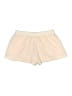 BCBGeneration 100% Polyester Solid Ivory Shorts Size L - photo 2