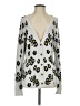 CAbi Animal Print Silver Cardigan Size S - photo 1