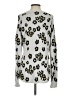 CAbi Animal Print Silver Cardigan Size S - photo 2
