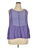 Michel Studio 100% Viscose Purple Sleeveless Blouse Size 22 - photo 1