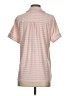 Bare Necessities Stripes Pink Short Sleeve Blouse Size S - photo 2
