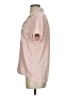 Bare Necessities Stripes Pink Short Sleeve Blouse Size S - photo 5