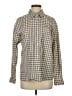 WeWoreWhat Houndstooth Gray Long Sleeve Button-Down Shirt Size XS - photo 1