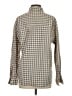 WeWoreWhat Houndstooth Gray Long Sleeve Button-Down Shirt Size XS - photo 2