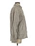 WeWoreWhat Houndstooth Gray Long Sleeve Button-Down Shirt Size XS - photo 4