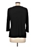 Rafaella Black 3/4 Sleeve Top Size M (petite) - photo 2