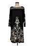 Forever Paisley Black Casual Dress Size M (estimated) - photo 1