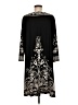 Forever Paisley Black Casual Dress Size M (estimated) - photo 2