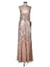 Mac Duggal 100% Polyester Gold Cocktail Dress Size 12 - photo 1