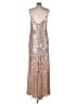 Mac Duggal 100% Polyester Gold Cocktail Dress Size 12 - photo 2