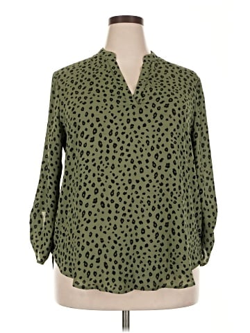 Lush 3/4 Sleeve Blouse (view 1)