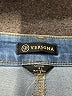 Versona 100% Cotton Color Block Blue Jeans Size 6 - photo 7