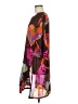 Assorted Brands Print Brown Casual Dress Size M (estimated) - photo 5