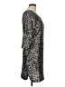 LC Lauren Conrad 100% Polyester Silver Cocktail Dress Size M - photo 4