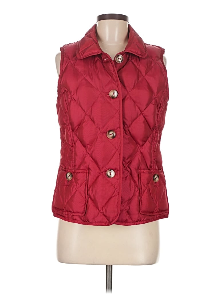 Pre-owned Talbots Vest In Red