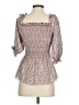 Max Studio 100% Polyester Pink 3/4 Sleeve Blouse Size S - photo 2