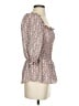 Max Studio 100% Polyester Pink 3/4 Sleeve Blouse Size S - photo 4