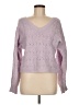 Pink Rose Purple Pullover Sweater Size M - photo 1