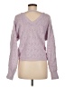 Pink Rose Purple Pullover Sweater Size M - photo 2