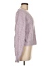Pink Rose Purple Pullover Sweater Size M - photo 4
