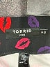 Torrid Hearts Black Leggings Size 1X Plus (1) - photo 7