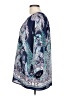 Roz & Ali 100% Polyester Paisley Blue 3/4 Sleeve Blouse Size L - photo 5