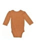 Carter's Brown Long Sleeve Onesie 3-6 MO / 6 MO - photo 2