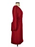 J.Crew 100% Polyester Solid Red Cocktail Dress Size 2 - photo 4