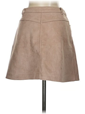 Zara TRF Faux Leather Skirt (view 2)