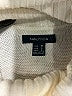 Nautica 100% Cotton Ivory Turtleneck Sweater Size M - photo 7