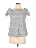 Old Navy Silver Short Sleeve Top Size L - photo 1